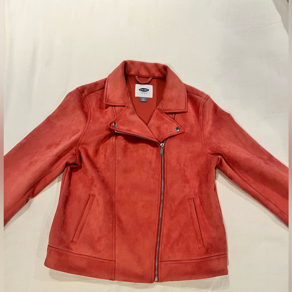 Faux Suede Jacket
